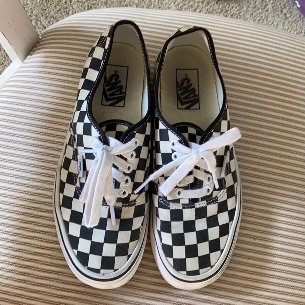 Checkered Vans Skate Shoes